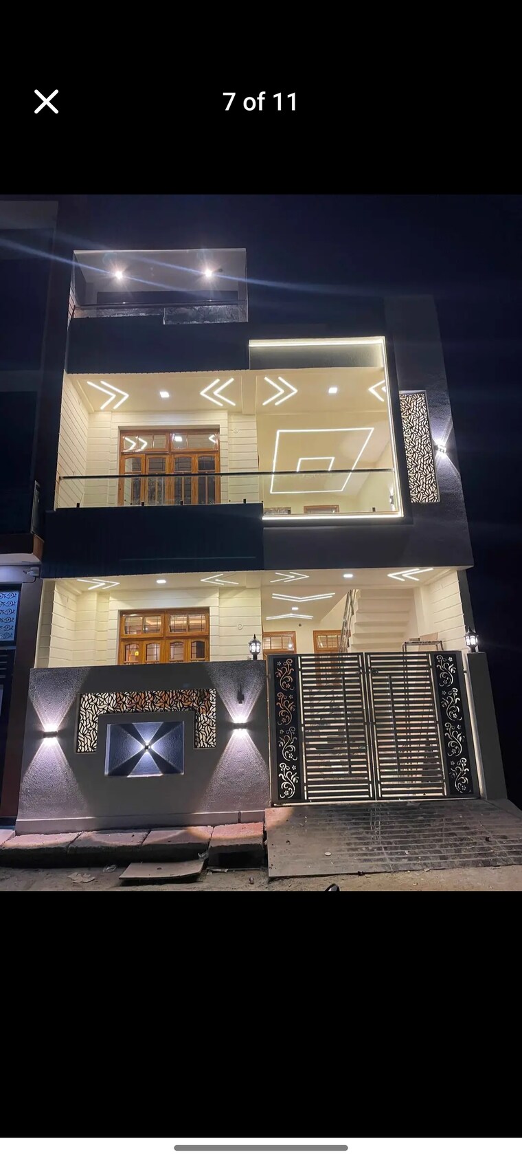 Exterior View, gomti nagar 3 Bedroom 1679 Sq.Ft. Villa In Gomti Nagar Lucknow 8676262