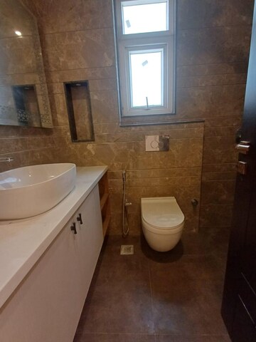 Bathroom in 3 BHK Builder Floor at Nehru Enclave – for Rent