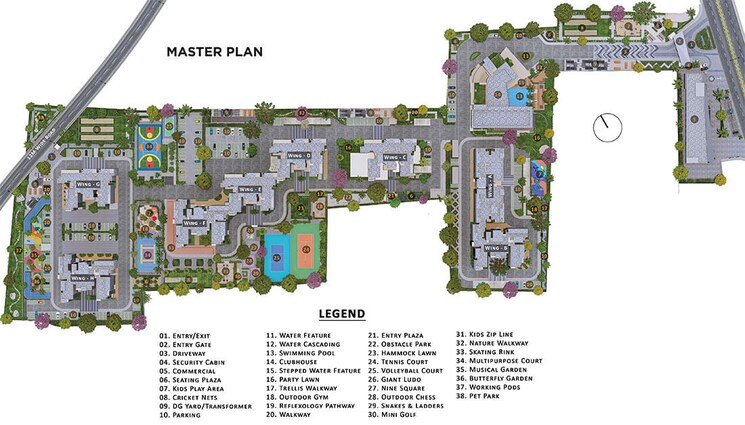 Master Plan, sattva-lumina 1 Bedroom 424 Sq.Ft. Apartment In Yelahanka Bangalore 8676311
