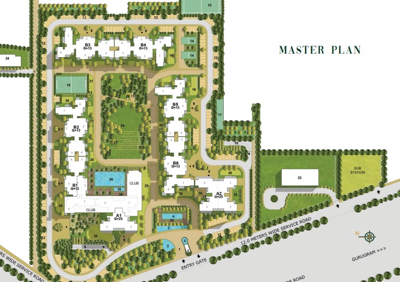 3 BHK + Extra Room Apartment For Sale in ATS Tourmaline