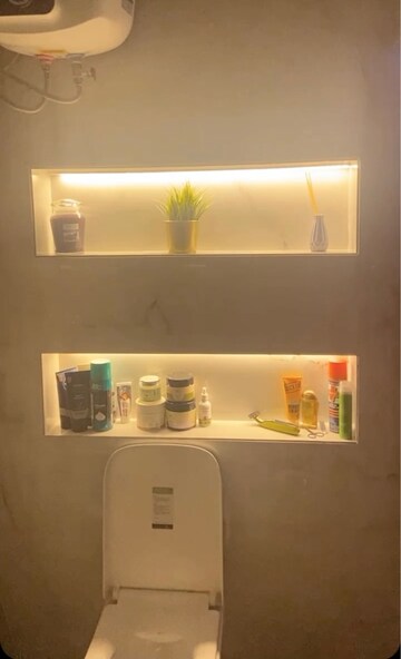 Bathroom in 1 BHK Apartment at Harmony  Co Operative Housing Society Ltd, Chandivali – for Sale