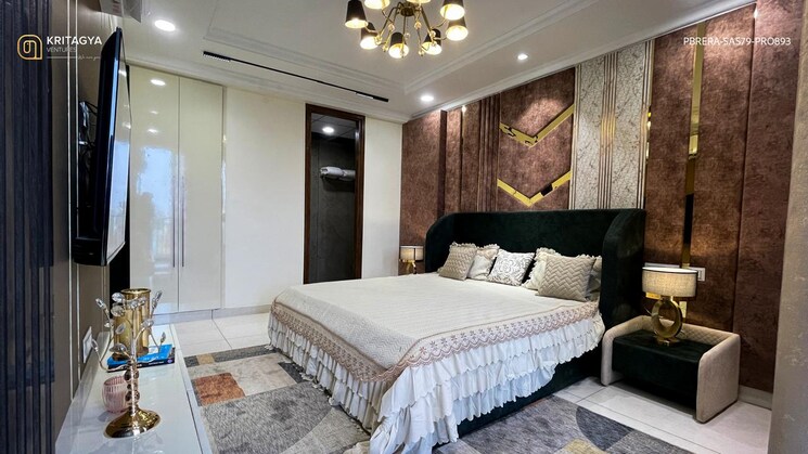 Bedroom, the-suman-marvelous 3 Bedroom 1745 Sq.Ft. Apartment In Ramgarh Bhudda Zirakpur 8676818