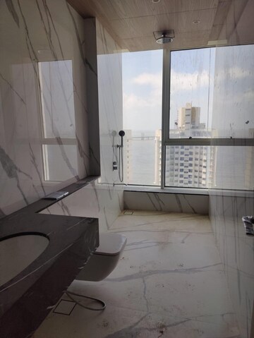 Bathroom in 3 BHK Apartment at Hubtown 25 South, Prabhadevi – for Rent