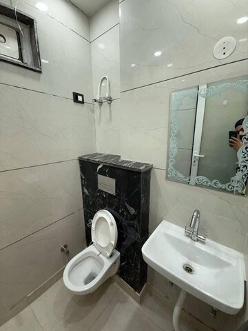 Bathroom in 3 BHK Apartment at Saket – for Rent