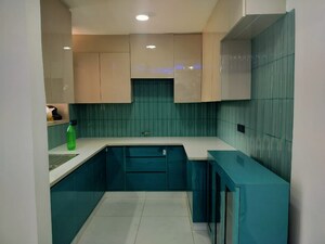 Kitchen in 3 BHK Apartment at Bharat Residency Gurgaon, Sector 15 – for Sale