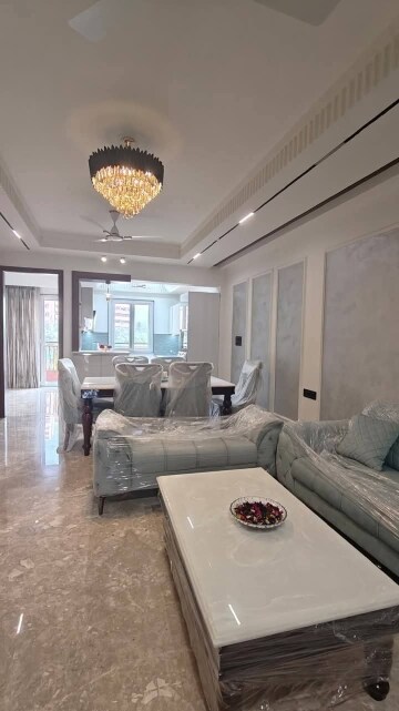 Living Room in 2 BHK Apartment at Saket – for Rent
