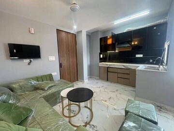 Living Room in 1 BHK Apartment at Saket – for Rent