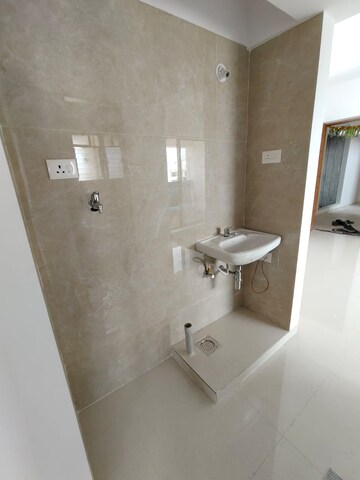 Bathroom in 2 BHK Apartment at Ravetkar Arihant Shree, Dahanukar Colony – for Rent