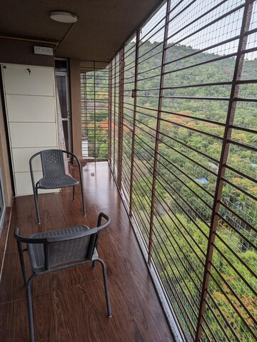 Balcony in 3 BHK Apartment at Manpada – for Rent