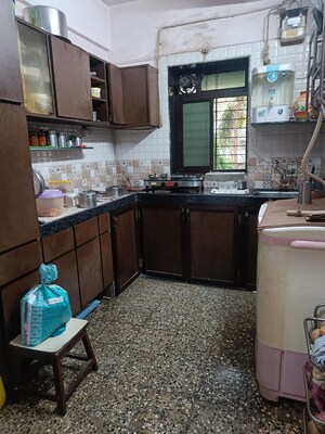 Kitchen in 1 BHK Apartment at Vrindavan Society Thane West, Vrindavan Society – for Sale