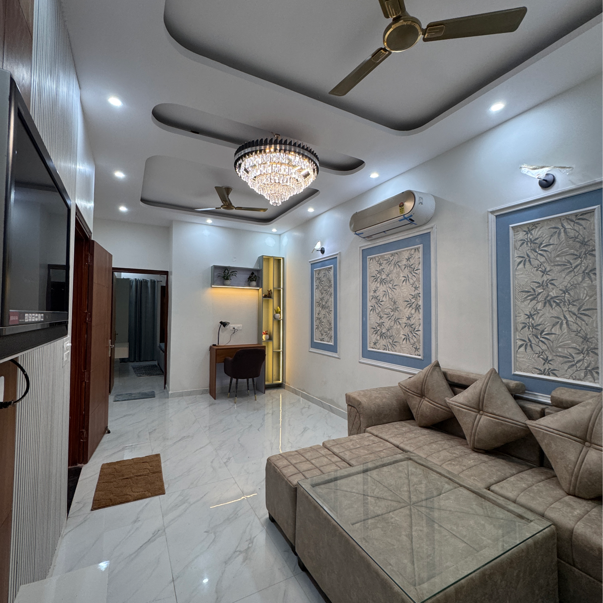 2 BHK + Study Room Apartment For Rent in Shivalik City Sec 127