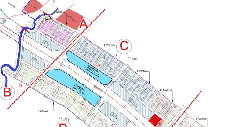 Map Location, aerocity  500 Sq.Yd. Plot In Aerocity Mohali 8677353