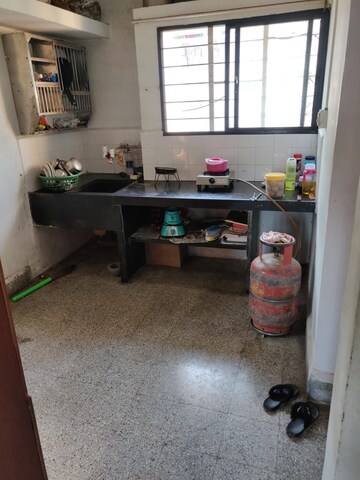 Kitchen in 1 RK Apartment at Mahatma Society – for Rent