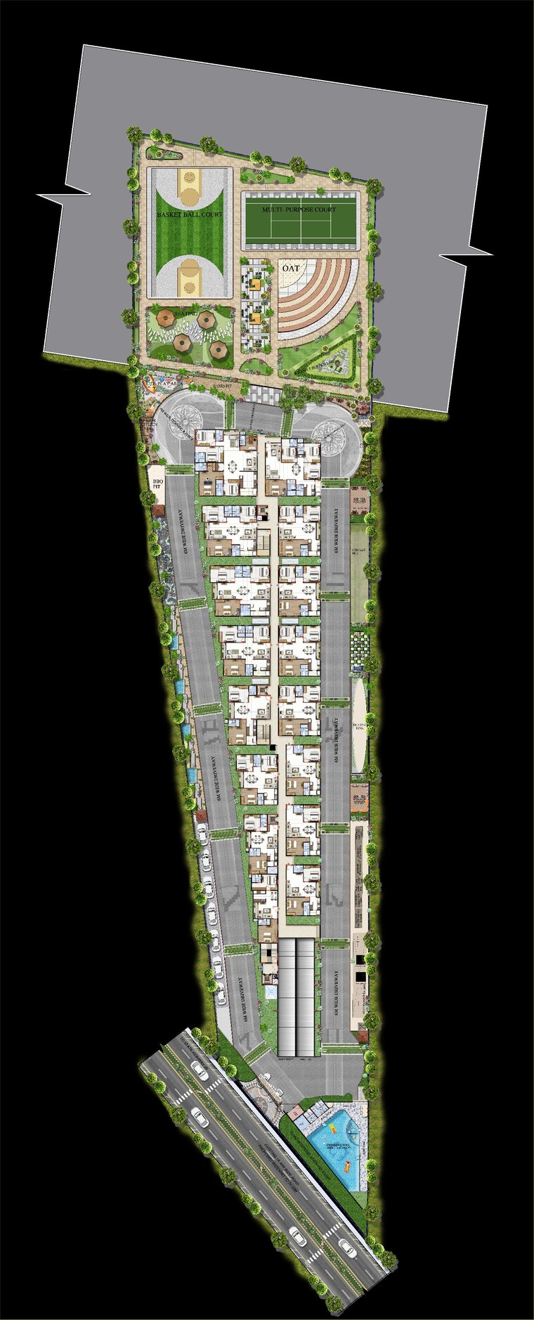 Exterior View, platinum-east-woods 2 Bedroom 1098 Sq.Ft. Apartment In Kannamangala Bangalore 8677449