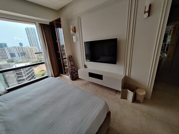 Living Room in 3 BHK Apartment at Lodha Marquise, Worli – for Rent