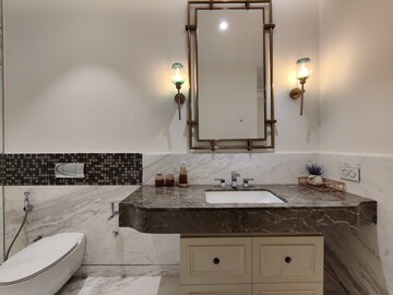 Kitchen in Studio Apartment at Bhartiya Leela Residences, Thanisandra Main Road – for Rent