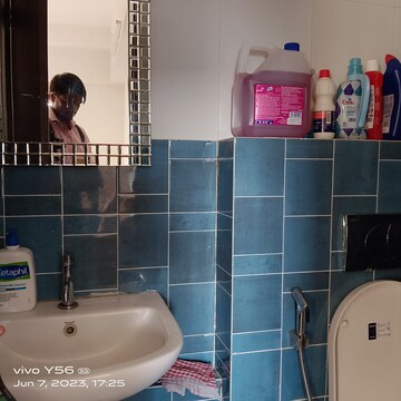 Bathroom in 3 BHK Apartment at Lodha Amara, Kolshet Road – for Rent