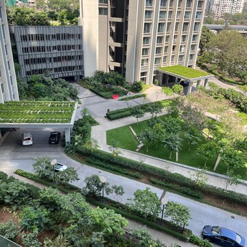 Balcony in 3 BHK Apartment at Oberoi Sky City, Khande Rao Dongari – for Rent
