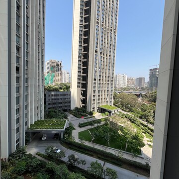 Balcony in 3 BHK Apartment at Oberoi Sky City, Khande Rao Dongari – for Rent