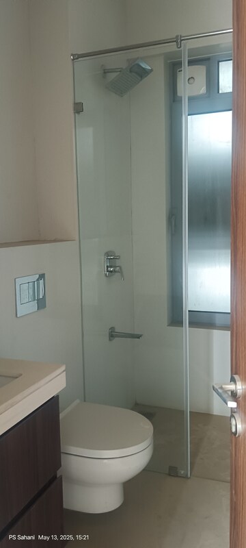 Bathroom in 3 BHK Apartment at Piramal Vaikunth, Balkum Pada – for Rent