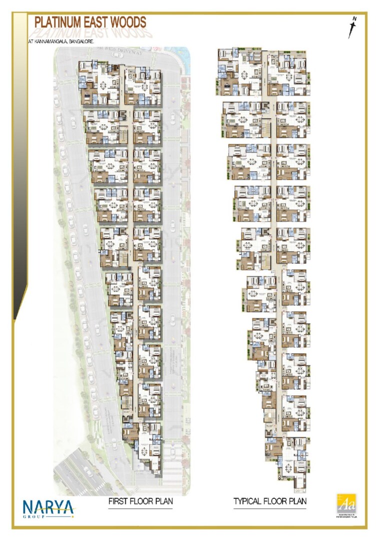 Master Plan, platinum-east-woods 3 Bedroom 1497 Sq.Ft. Apartment In Kannamangala Bangalore 8677993