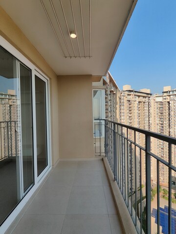 Balcony in 2 BHK Apartment at Bhartiya Nikoo Homes Phase 2, Thanisandra Main Road – for Sale