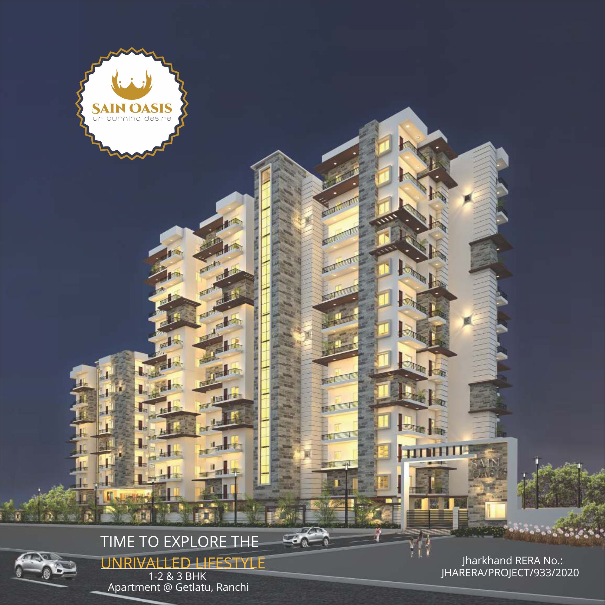 3 BHK + Study Room Apartment For Sale in Aashayana Pro