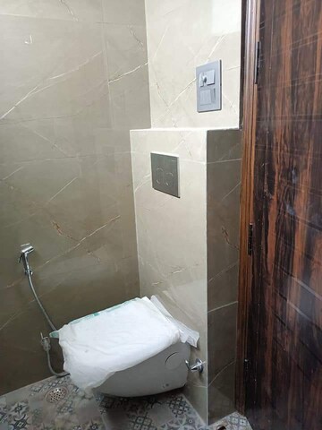 Bathroom in 2 BHK Apartment at Boutique Residential Apartments C-220, Malviya Nagar – for Rent