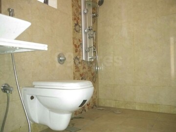 Bathroom in 2 BHK Apartment at Tharwani Rosa Bella, Kharghar – for Rent