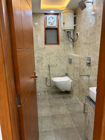 Bathroom in 2 BHK Builder Floor at Malviya Nagar – for Rent