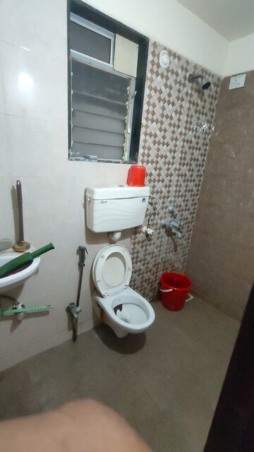Bathroom in 2 BHK Apartment at Kamdhenu Gardenia, Taloja – for Rent