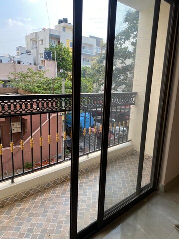 Balcony in 2 BHK Builder Floor at Ombr Layout – for Rent