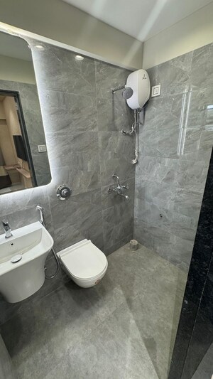Bathroom in 1 BHK Apartment at Harsh Trinity Oasis, Naigaon East – for Sale