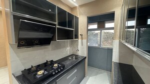 Kitchen in 1 BHK Apartment at Harsh Trinity Oasis, Naigaon East – for Sale