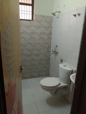 Bathroom in 3 BHK Apartment at Elegant Vaishali Utsav, Vaishali Nagar – for Rent
