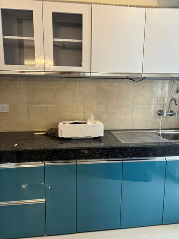 Kitchen in 3 BHK Apartment at Rishita Manhattan, Gomti Nagar – for Rent