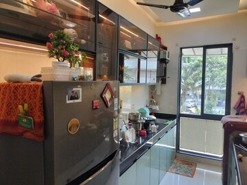 Kitchen in 2 BHK Apartment at Hiranandani Estate Hamilton, Patlipada – for Rent