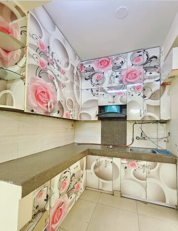 Kitchen in 2 BHK Apartment at Exotica Dreamville, Sector 16c Greater Noida – for Rent