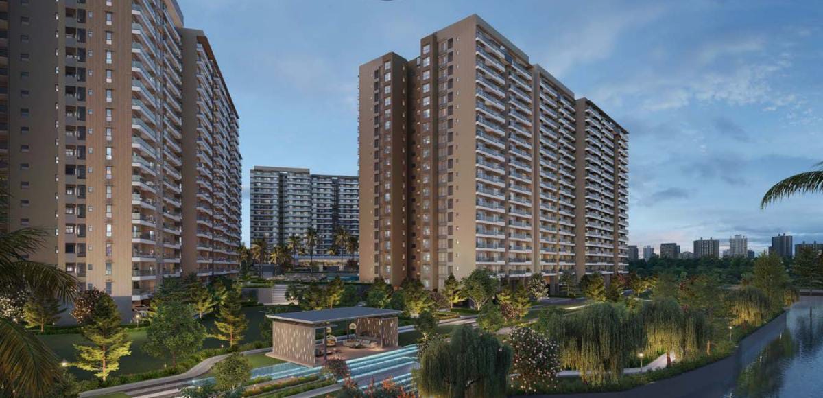 3 BHK + Study Room,Extra Room 2187 Sq.Ft. Apartment in Prestige Raintree Park