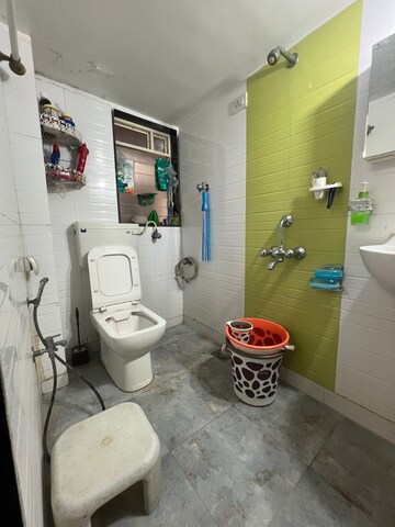 Bathroom in 2 BHK Apartment at Parsik Nagar – for Sale