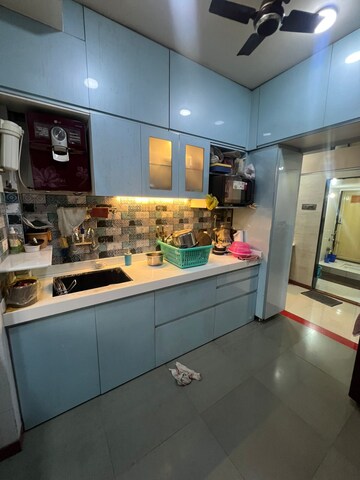 Kitchen in 2 BHK Apartment at Parsik Nagar – for Sale