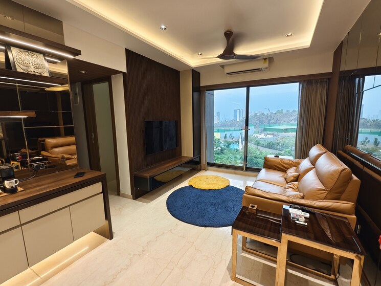 Living Room, kanakia-silicon-valley 2 Bedroom 750 Sq.Ft. Apartment In Powai Mumbai 8680863