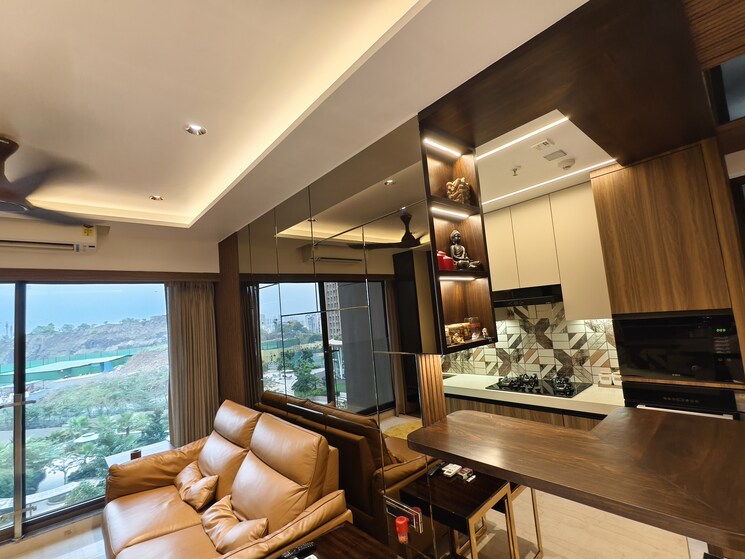 Living Room, kanakia-silicon-valley 2 Bedroom 750 Sq.Ft. Apartment In Powai Mumbai 8680863