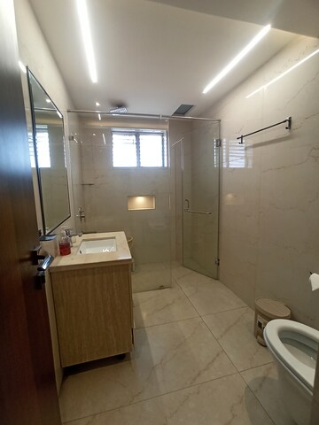 Bathroom in 3 BHK Apartment at Hill View Banjara Hills, Banjara Hills – for Rent
