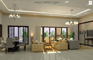 Living Room in 3 BHK Apartment at Prestige Leela Residency, Kodihalli – for Sale