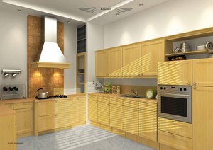 Kitchen in 3 BHK Apartment at Prestige Leela Residency, Kodihalli – for Sale