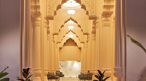 Staircase in 3 BHK Apartment at Prestige Leela Residency, Kodihalli – for Sale