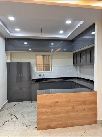 Kitchen in 3 BHK Apartment at Rajapushpa Provincia, Narsingi – for Rent