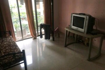 Living Room in 1 BHK Apartment at Dedhia Elita, Ghodbunder Road – for Rent