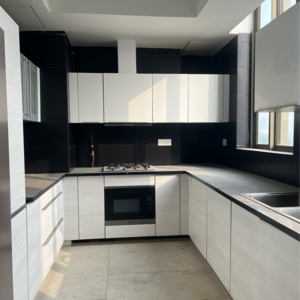 Kitchen in 3 BHK Apartment at Godrej Meridien, Mohammad Heri Village – for Sale